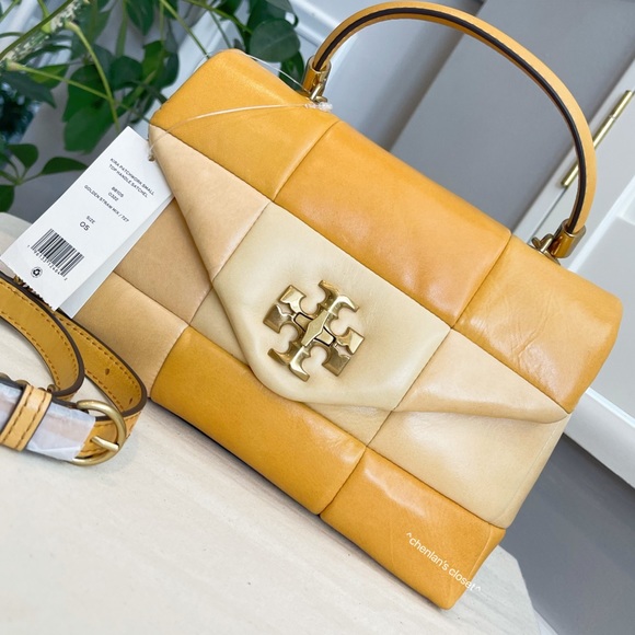 🔥NeW! $749 Tory Burch Kira Patchwork Satchel - Picture 7 of 17